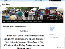 Tablet Screenshot of bathfest.com